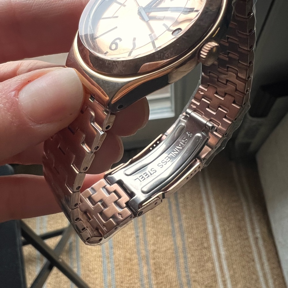 Swatch Rose Gold Stainless Steel Watch - Picture 2 of 6